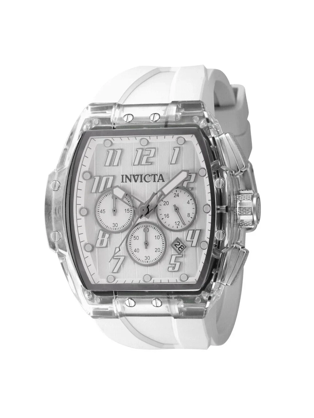 Invicta S1 Rally Kinesia Anatomic Men's Watch - 47mm, White (45481)